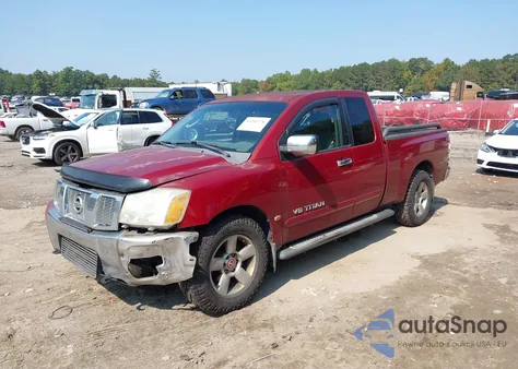 2005 Nissan Titan Se from USA, damaged, VIN 1N6BA06A15N572076